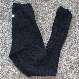 lululemon align super high rise charcoal leggings
